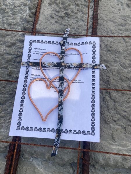 Alexander First Concrete Pour - Dedication